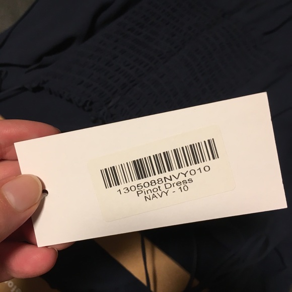 Reformation’s Navy Melita Dress - Picture 7 of 8